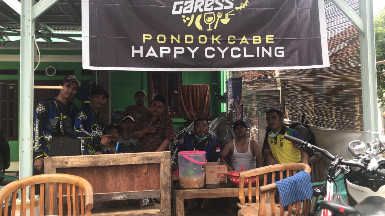 Komunitas Gowes Garees Pondok Cabe Happy Cycling Sebarkan Virus Sehat kepada Masyarakat Tangerang Selatan Melalui Sepeda